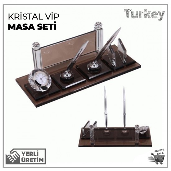 Promosyon Kristal Vip Masa Seti